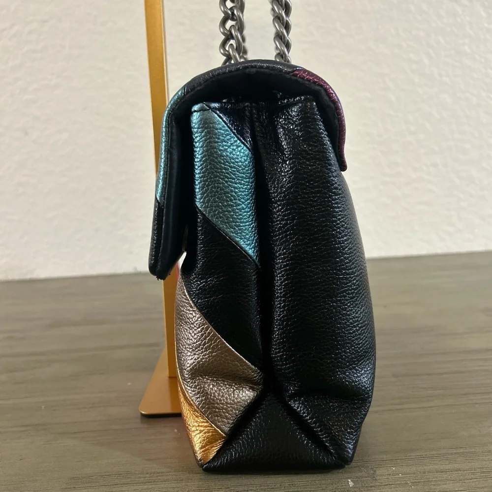 Kurt Geiger Kensington Multicolor Striped Women's Bag - Picture 4 of 9